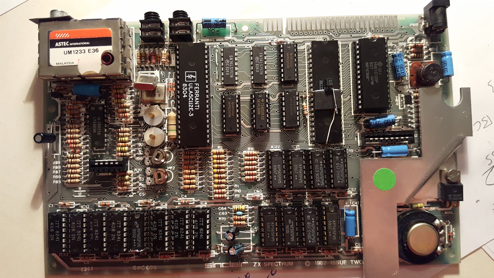 Repairing and upgrading ZX Spectrum 16K – Ask Notes