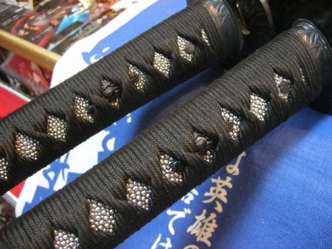 日本刀柄鮫皮素材