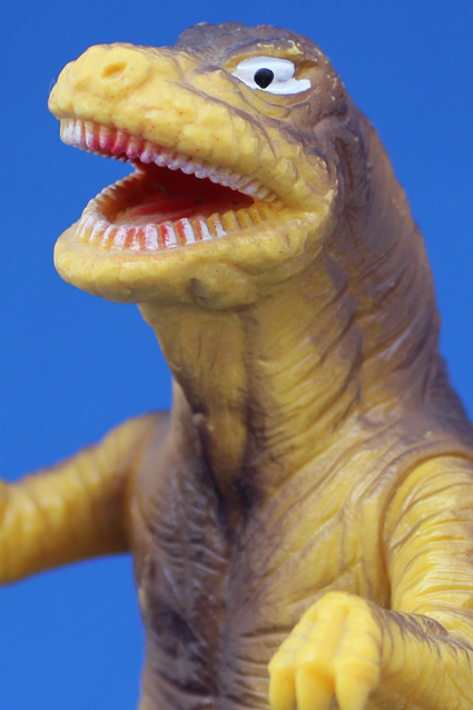 河田のソフト怪獣シリーズ・肉食恐竜チラノザウルス – 昭和玩具研究+発表