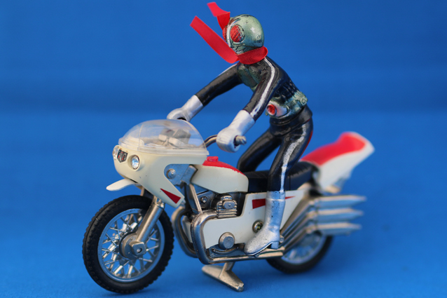 ポピー 超合金サイクロン号仮面ライダー当時物ビンテージバイク