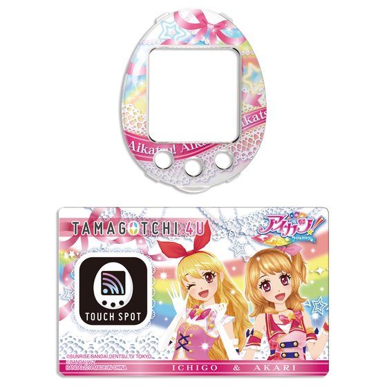 tamagotchi p s /アイカツ！デコピース付き【ピンク】 たまごっち