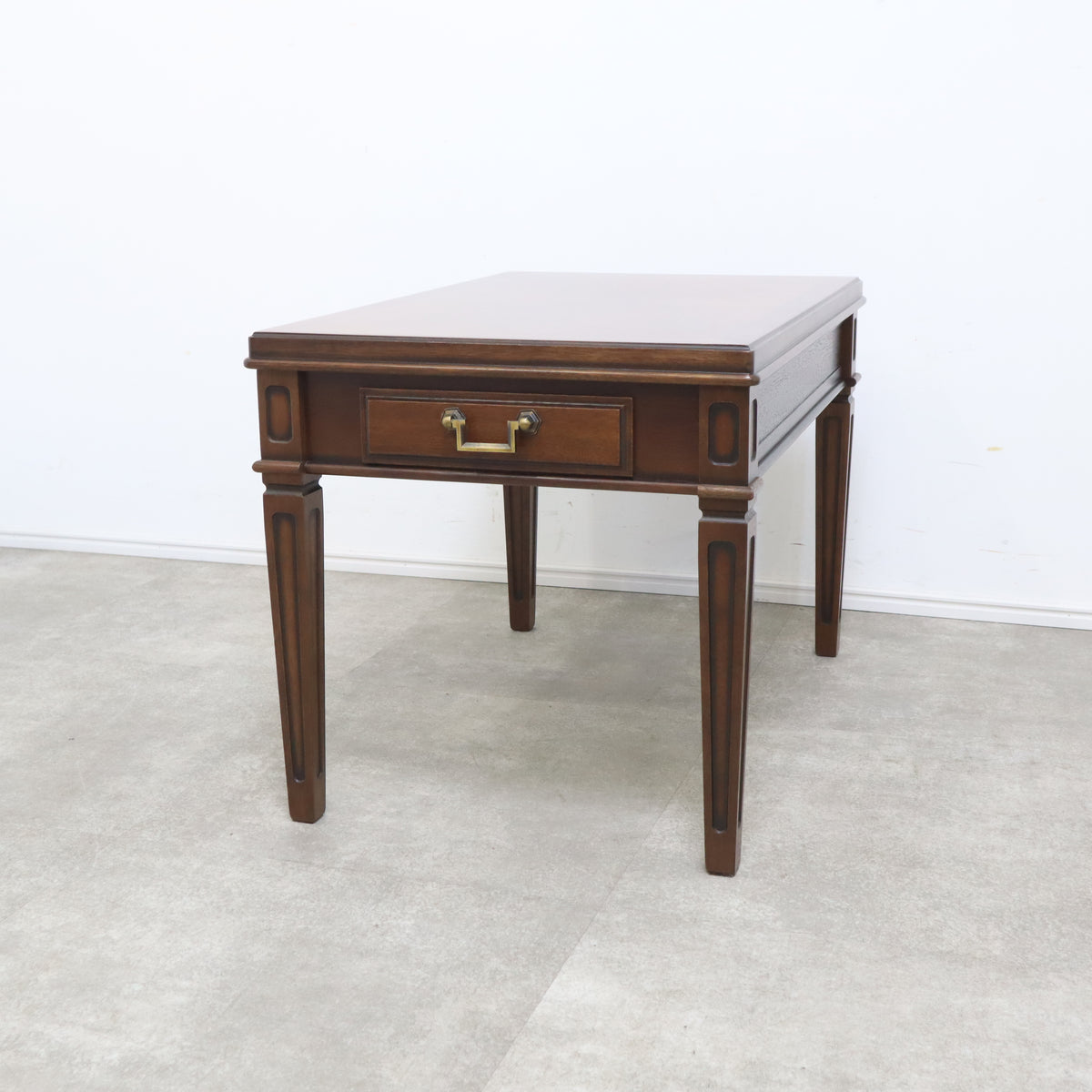 中古】MARUNI/マルニ木工 サイドテーブル ナイトテーブル 木製 天然木