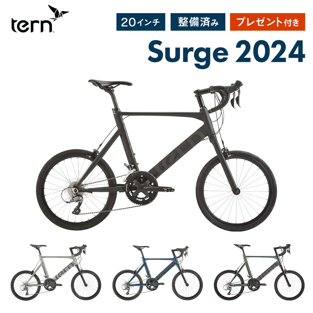 Tern MINIVELO SURGE 2024 24SURGGG47 | 自転車、ゴルフ、アウトドアの
