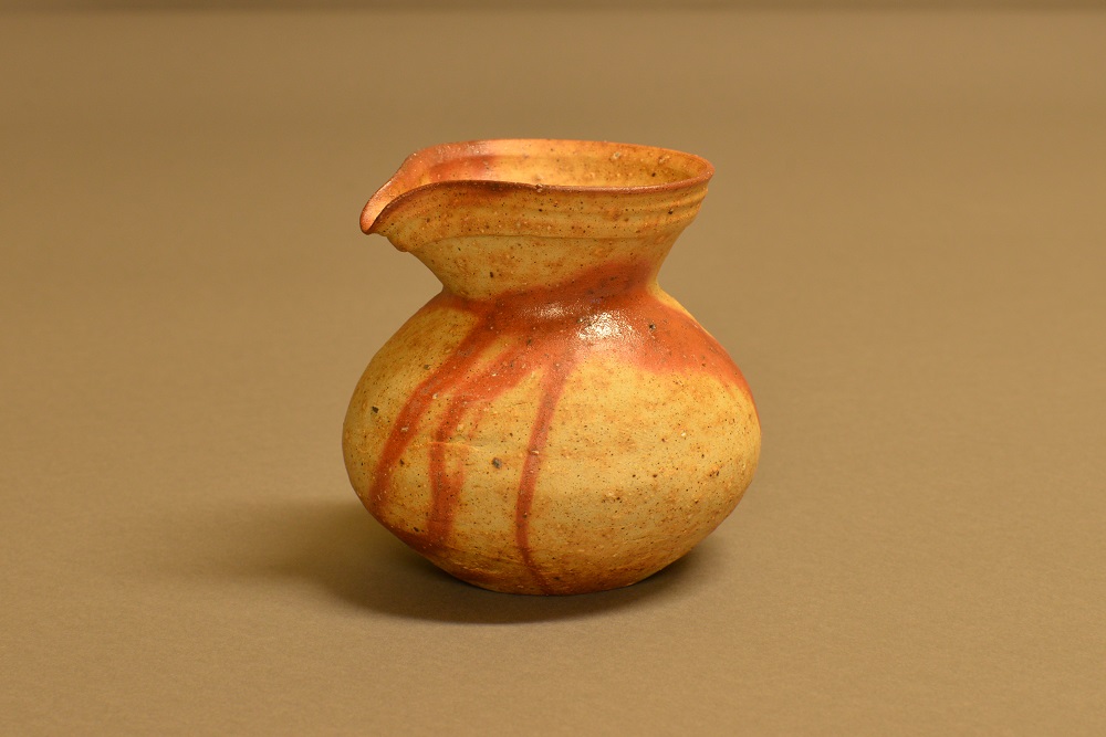 備前 撫四方形 徳利 古美術 酒器 古道具 アンティーク 古備前 藤原健 ◇