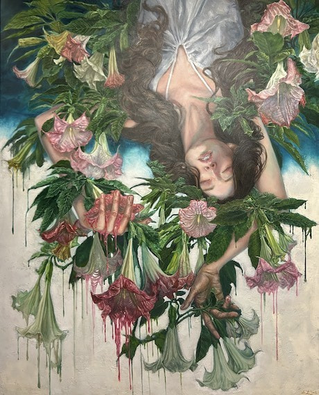 内山田画廊 f8号アニメーションスタイルアート