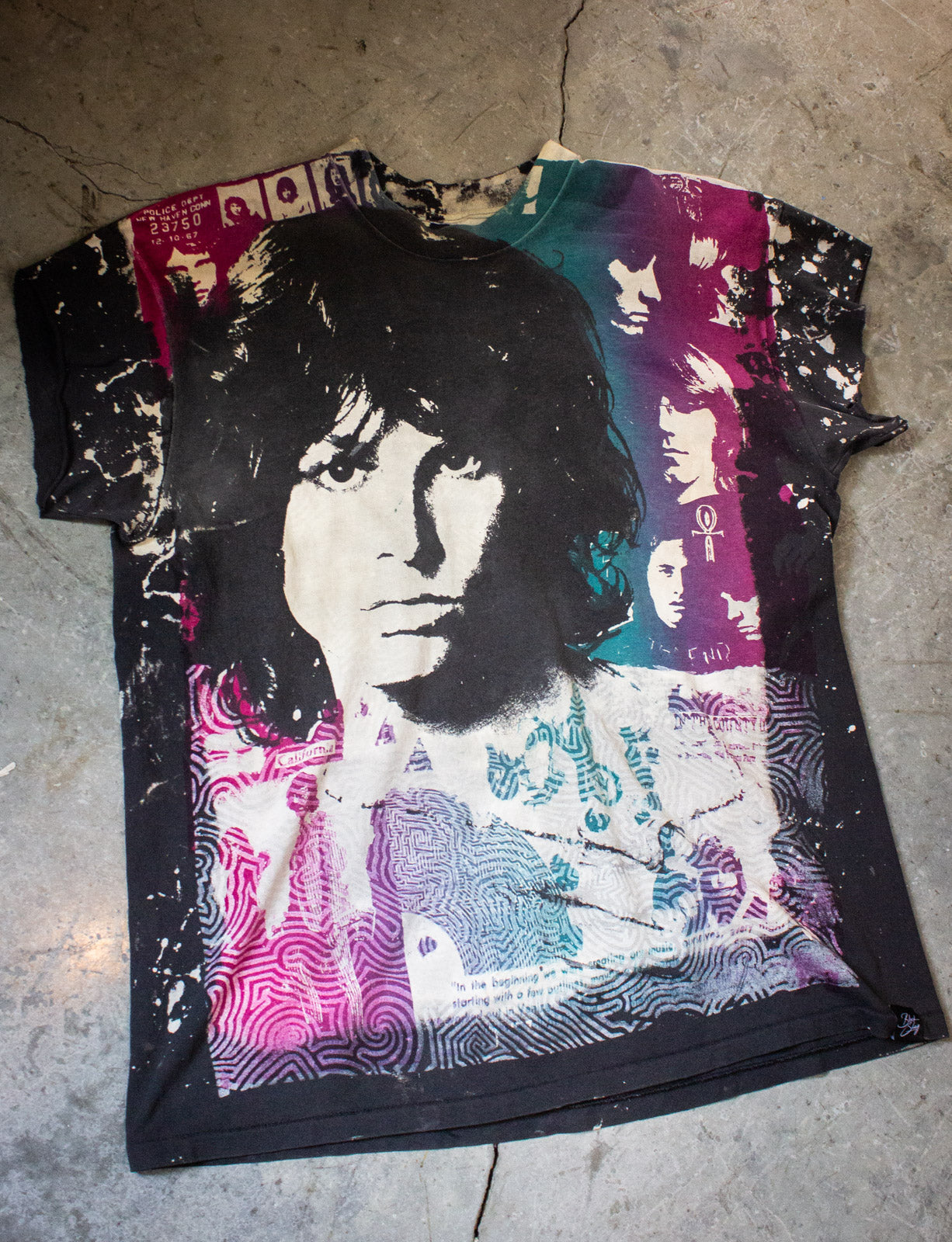 Vintage Mosquitohead Jim Morrison The Doors Concert T shirt 90s XL