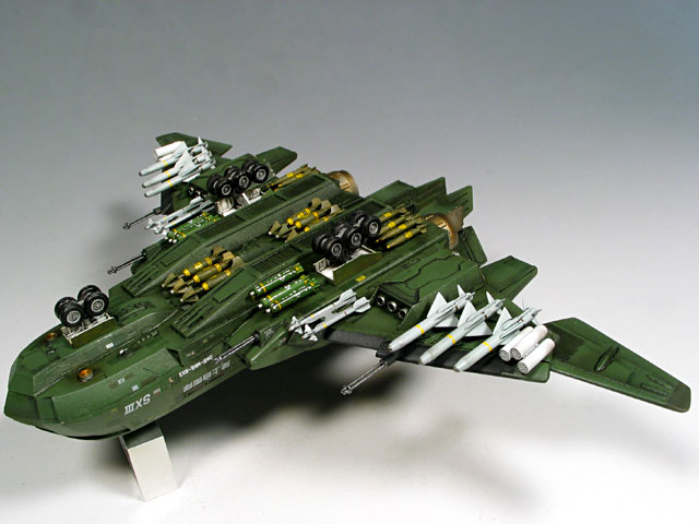 スーパーXIII 飛行形態＋ゴジラ1995凍結ver. スーパーX3