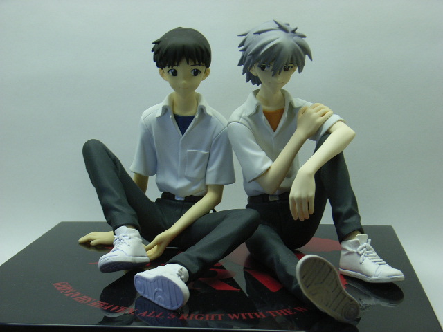 新世紀エヴァンゲリオン シンジ&カヲル 制服Ver. フィギュア 制服Ver