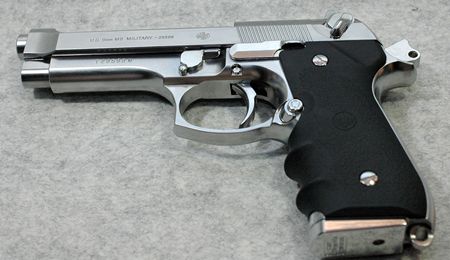 東京マルイ ガスガン M92F エアガン ブラック/シルバー M92F フレーム