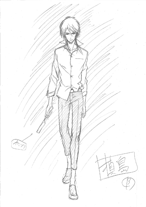 短期出品】PSYCHO-PASS 浅野恭司 原画 狡噛 慎也 常守 朱 短期出品