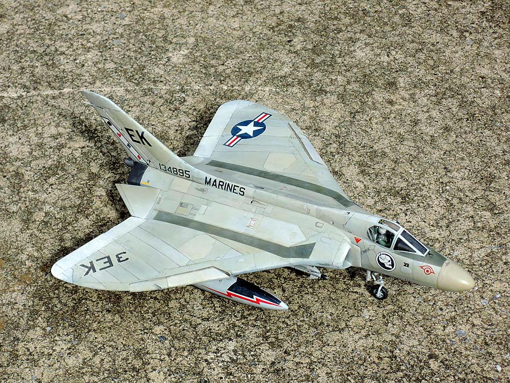 完成】1/48 ダグラス F4D-1 スカイレイ - 疾風模型大作戦