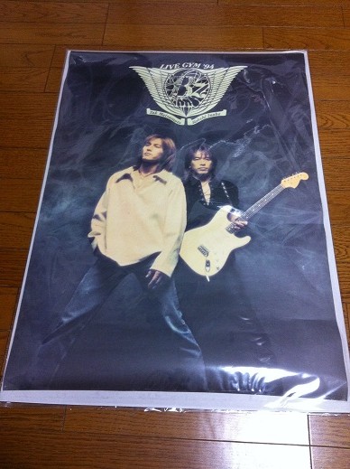 B'z LIVE GYM'94 『THE 9th BLUES 』ポスター B'z / Tak機材紹介】1994年