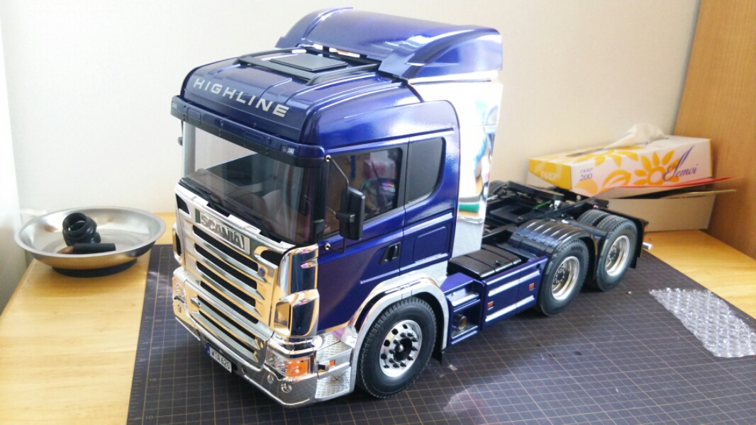 タミヤ タミヤトレーラー1/14スカニア改造（フルオペ） トレーラー