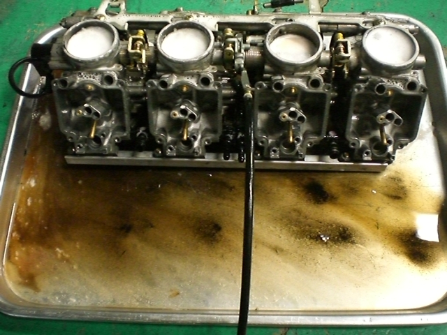 ZX-9R キャブレターオーバーホール＆同調 - カワサキ