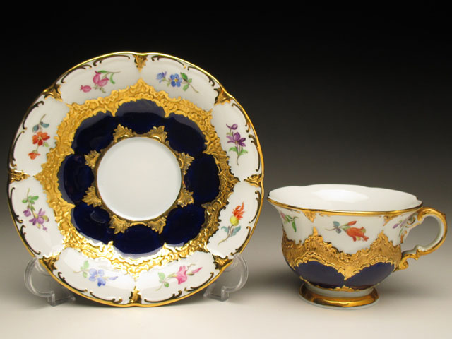 マイセン Bフォーム グランツゴールド カップ＆ソーサー