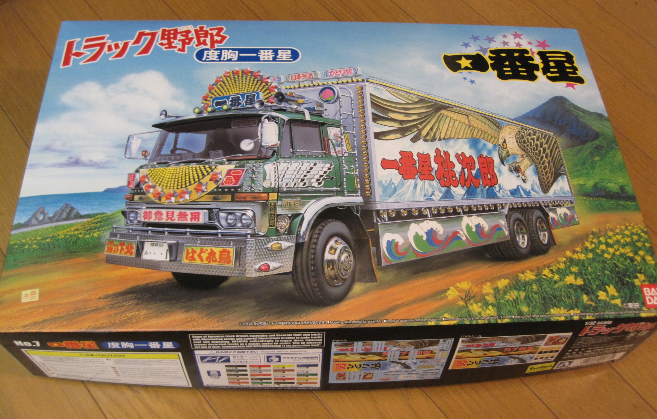 アオシマ・トラック野郎シリーズの度胸一番星のキットレビューです