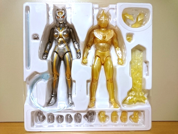 ビッグサイズソフビ3種 ウルトラマンティガ マルチタイプ グリッター