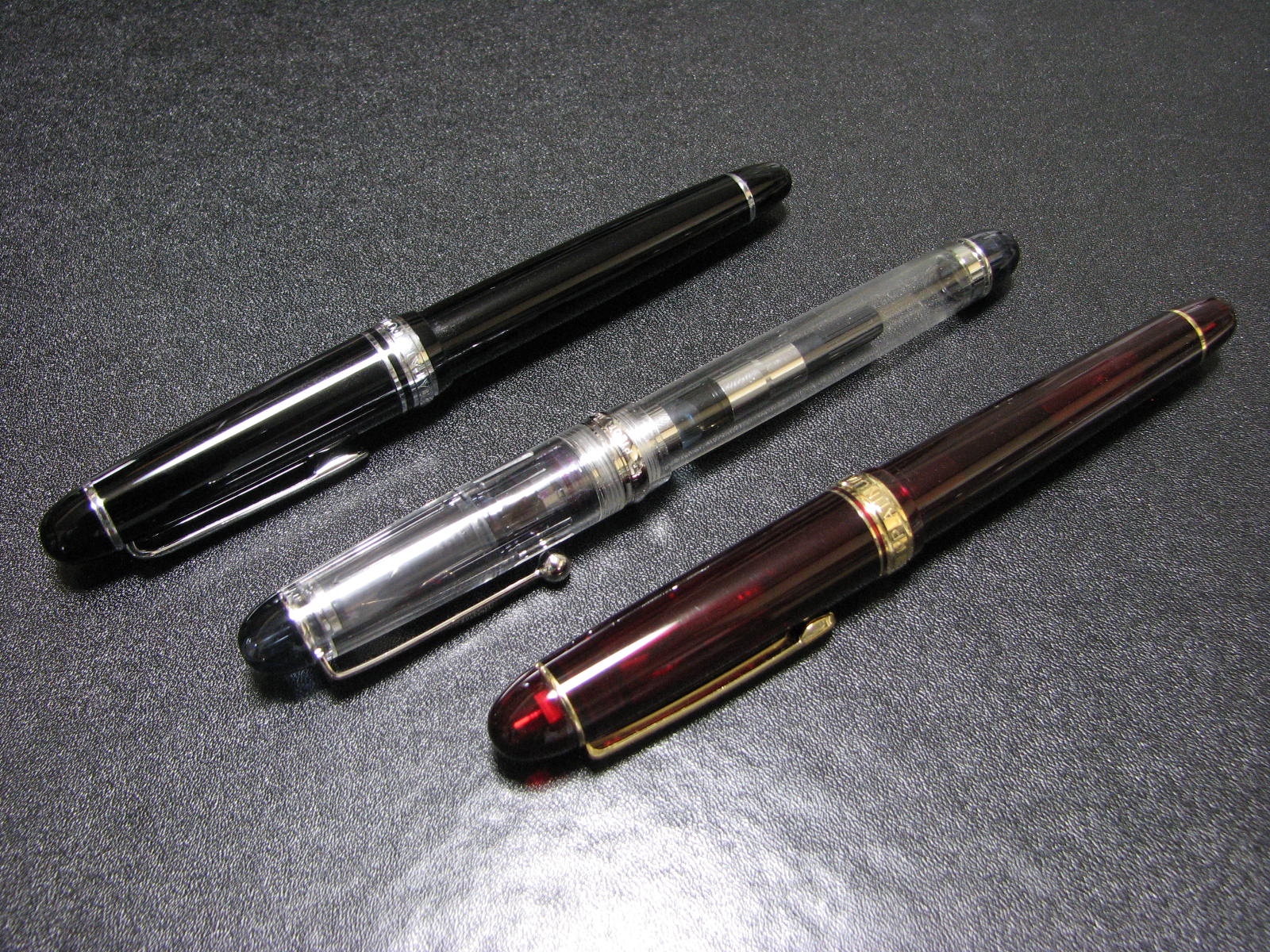 pilot カスタム74 透明軸 Fニブ パイロットカスタム74