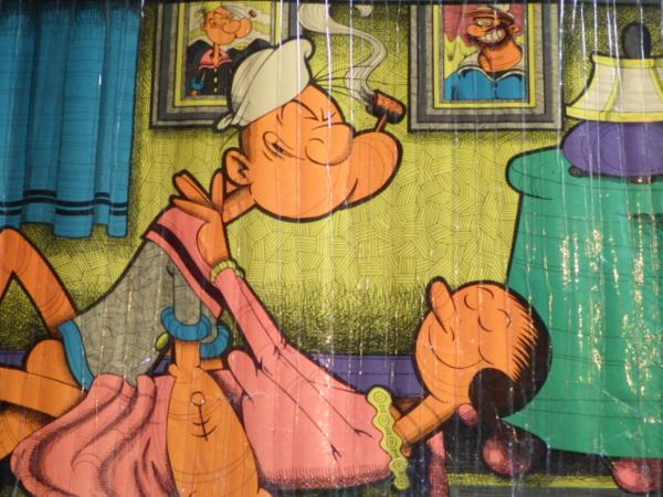 本日の出品☆70'S☆ポパイ☆オリーブ☆SEX☆ブラックライト☆ポスター