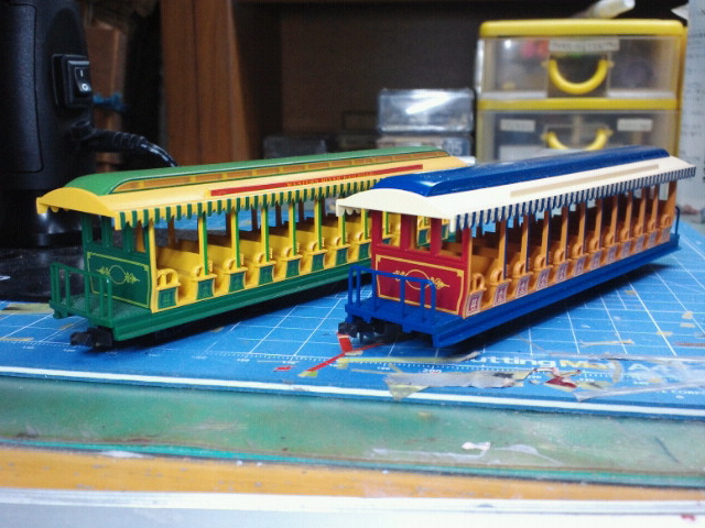 トミックスのウエスタンリバー鉄道Nゲージをミシシッピ号に大改造6