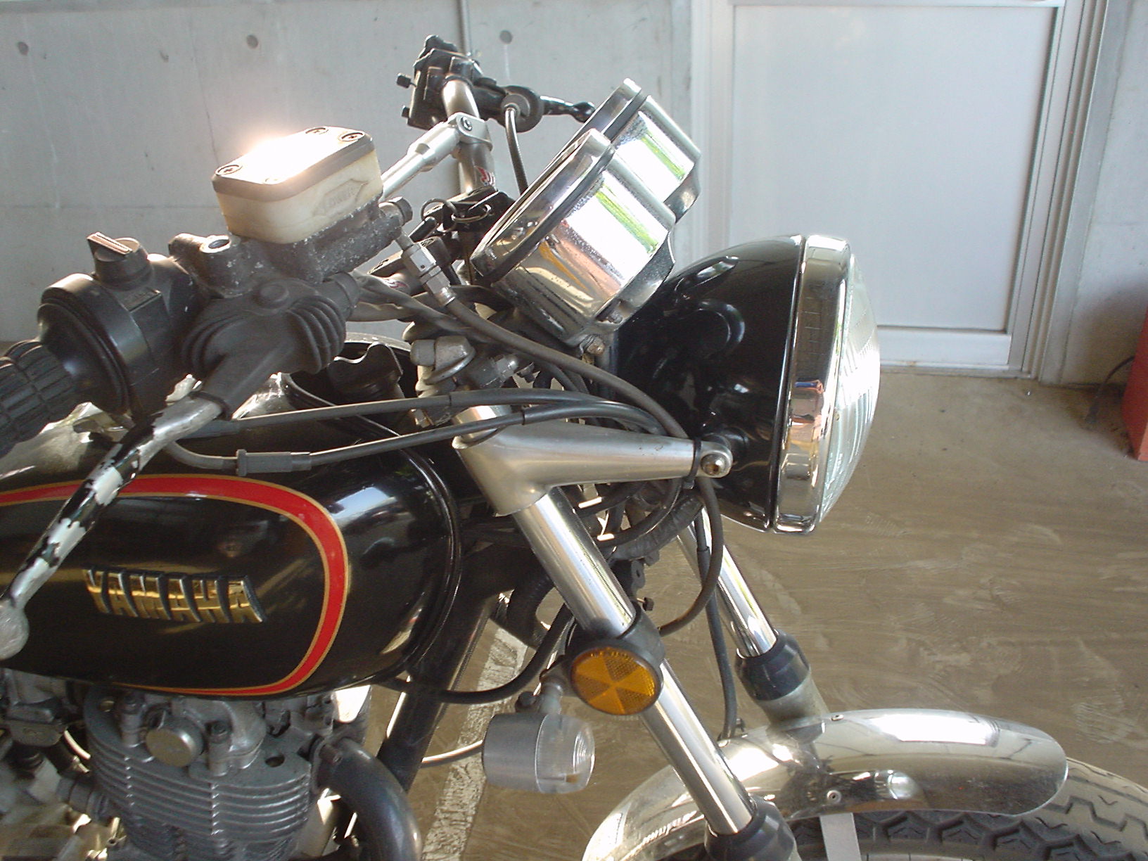 sr400 良い wmライトステー SR400 WM ヘッドライトステー 35mm SR400