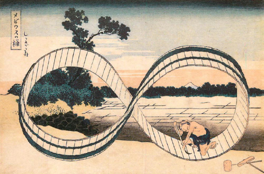 未開封 ドラえもん 浮世絵 葛飾北斎 富嶽三十六景 尾州不二見原 木版画