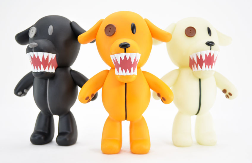 2001年リリース☆the pillows BUSTERくんソフビフィギュア3カラーのご