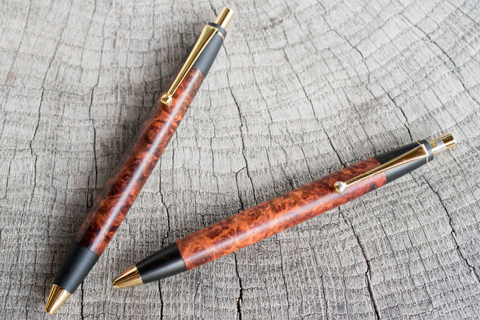 野原工芸 特上花梨瘤 スタンダードボールペン 本花梨 瘤 杢 【公式通販】