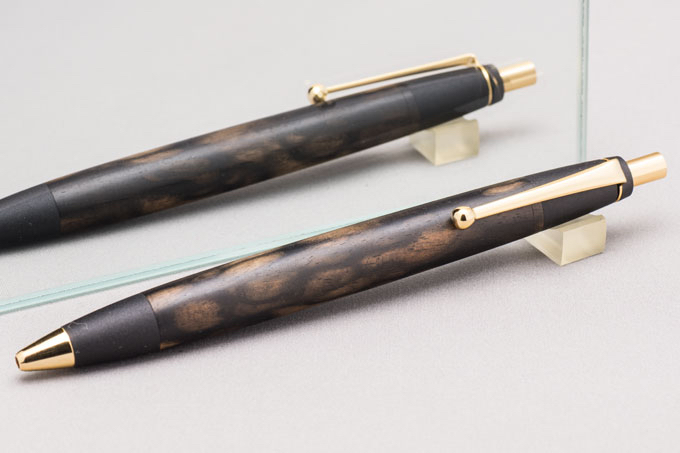 野原工芸 シャーペン 黒柿 特上黒柿のシャープペンシル – 野原工芸