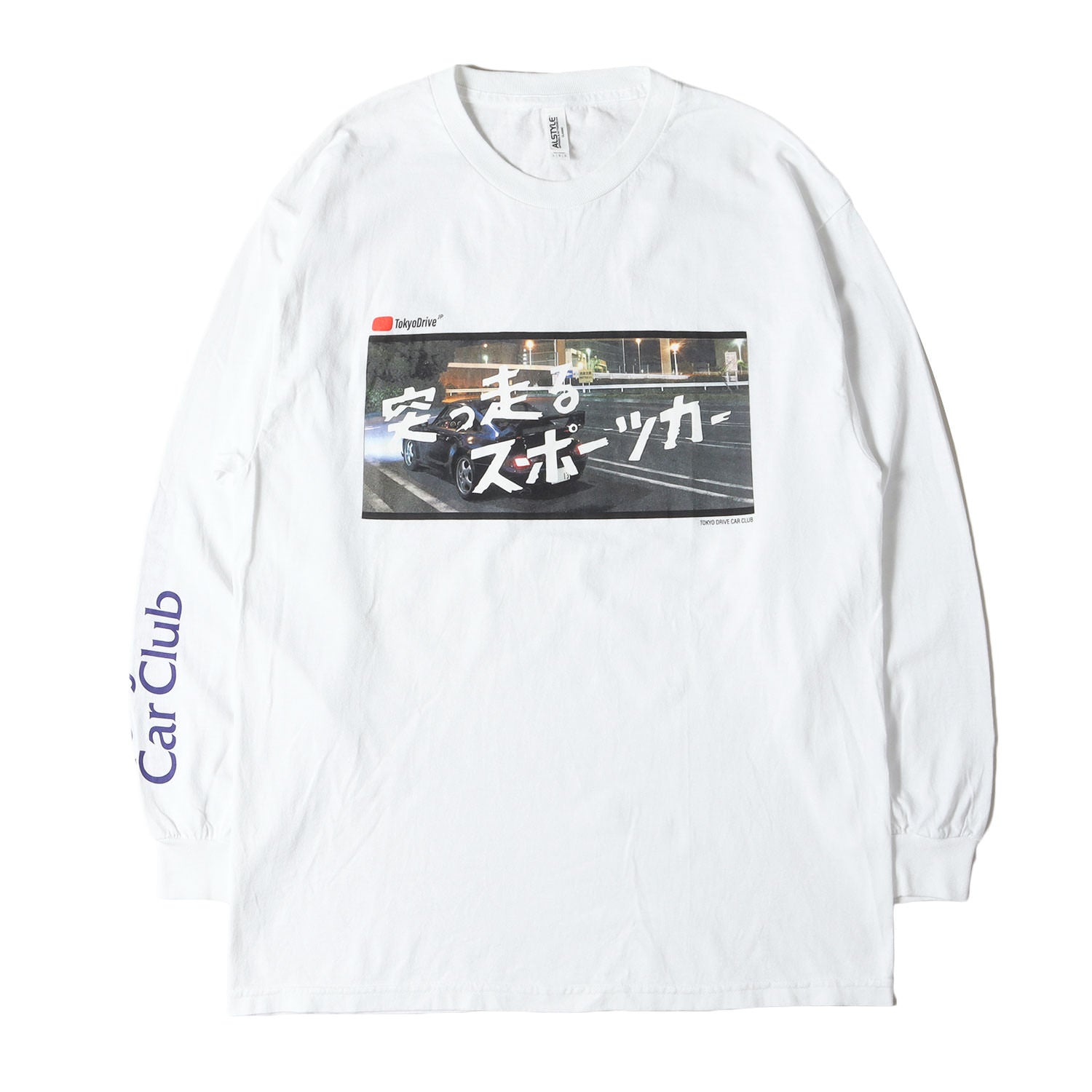 TOKYO DRIVE CAR CLUB トウキョードライブカークラブ Tシャツ ホワイト