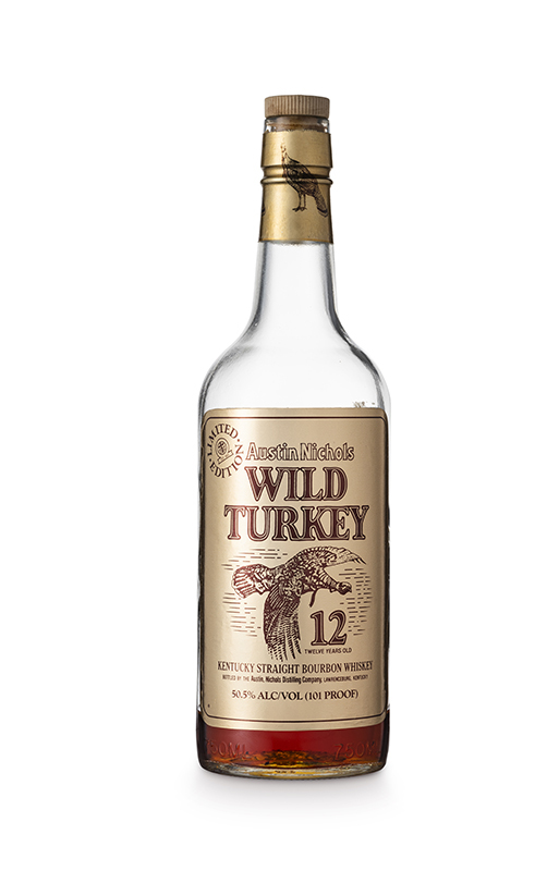 Wild Turkey 12yr Gold Label Opened Bottle Austin Nichols - Bourbon