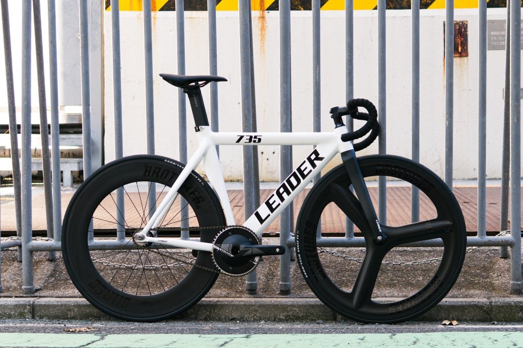 LEADER 735 ホワイト ピストバイク LEADER BIKES 735TR WHITE x WHITE