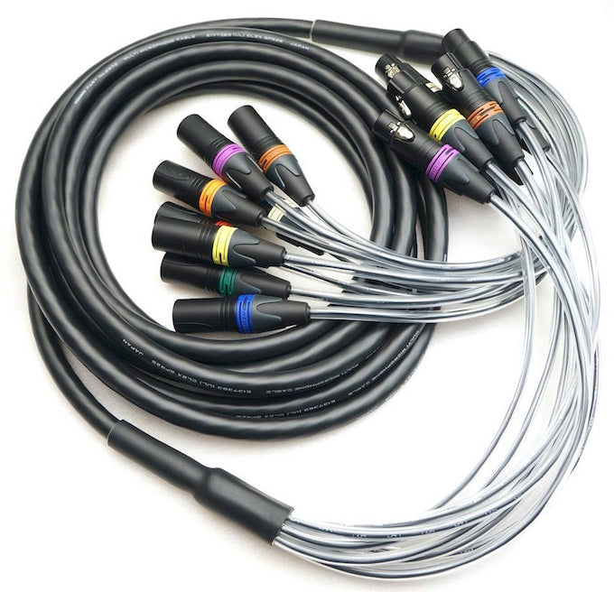 約5m】MOGAMI D-sub25 ⇔ TSフォン8ch スネークケーブル 約5m】MOGAMI