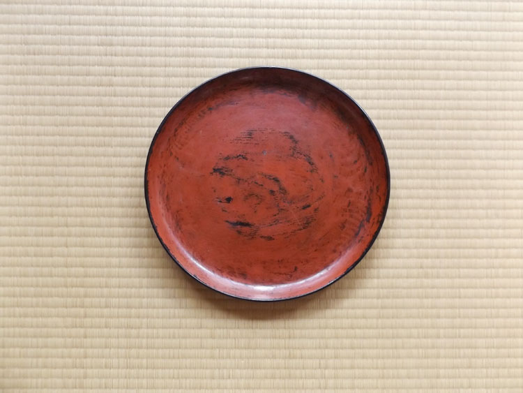 根来 高足盆』17世紀ごろ江戸初期膳