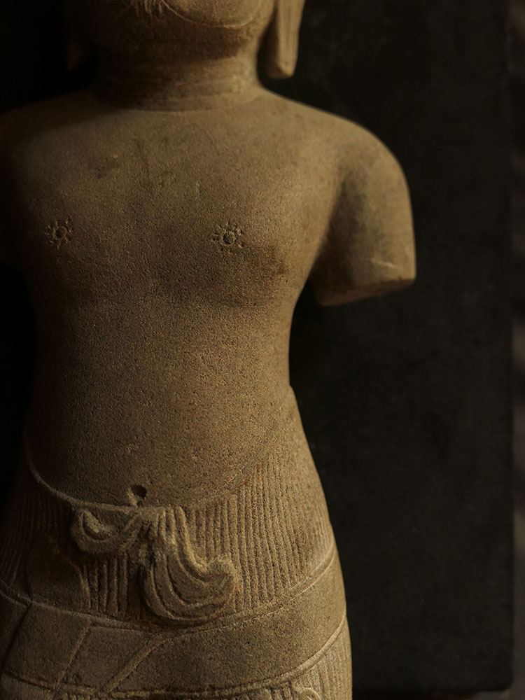 クメール美術 13世紀 アンコールワット期 青銅製エレファントベル