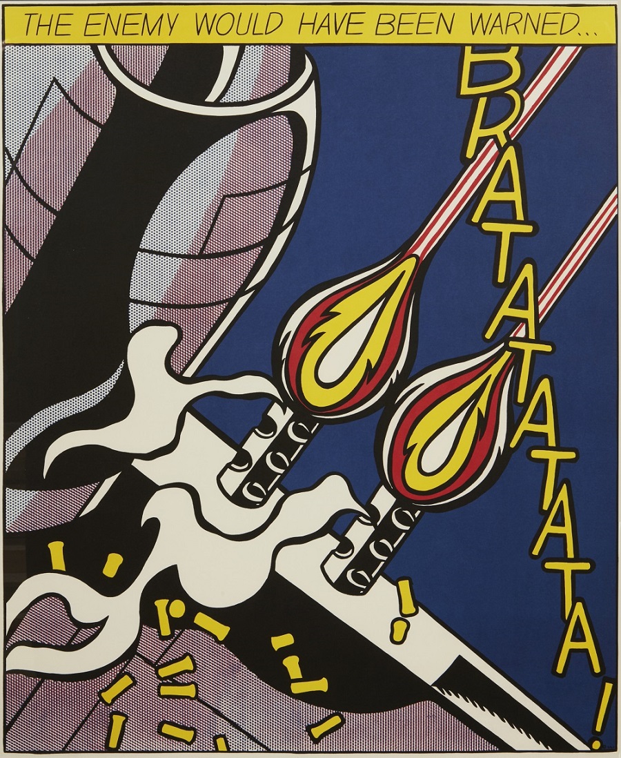 3部作 ロイ・リキテンスタイン ポスター 「As I Opened Fire」