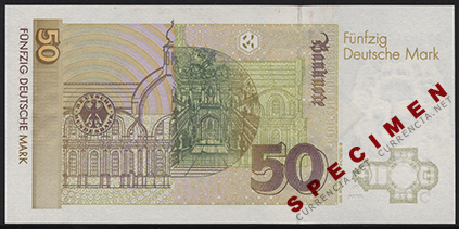 旧紙幣 西ドイツ 100マルク クララ・シューマン 1枚