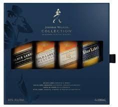 Johnnie Walker Collection 4 Pack: Classic Scotch Whisky Set