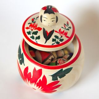 柿澤こけし店 木地雛