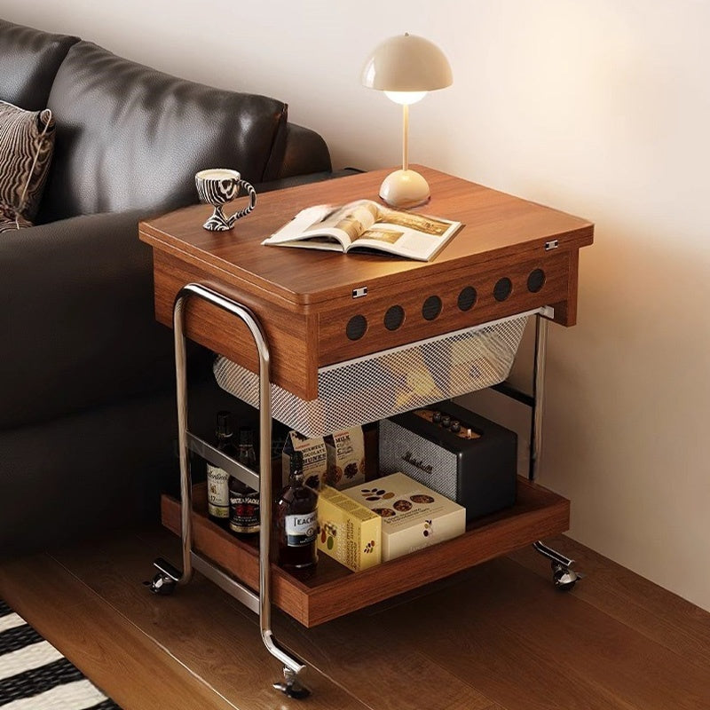 ビンテージ ラタン素材 折りたたみ式テーブル 藤素材 美品 ビンテージ