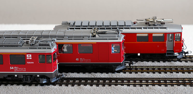 ベモ BEMO スイス レーティッシュ鉄道 RhB 客車4両セット サロンカー