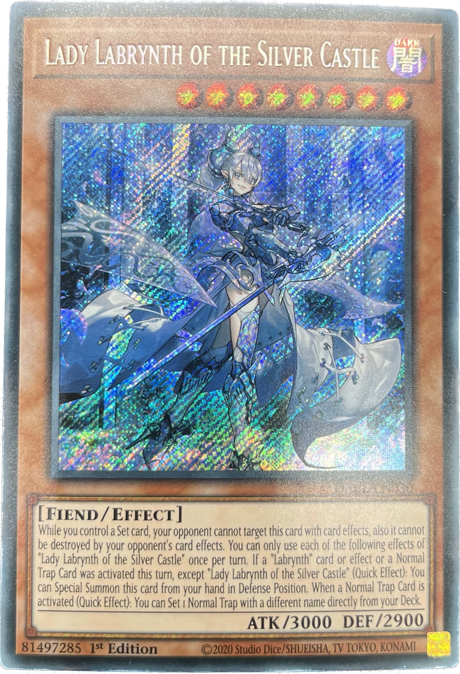 PSA10 迷宮城の白銀姫 遊戯王 PSA10 迷宮城の白銀姫 25th 遊戯王 アーコレ