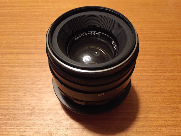 58 分解洗浄済 未使用 ぐるぐるボケレンズ ヘリオス 44-2 M42 58分解