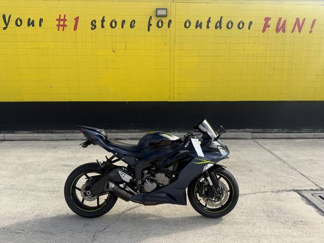 2023 Kawasaki Ninja® ZX™-6R Metallic Matte Twilight Blue/Metallic