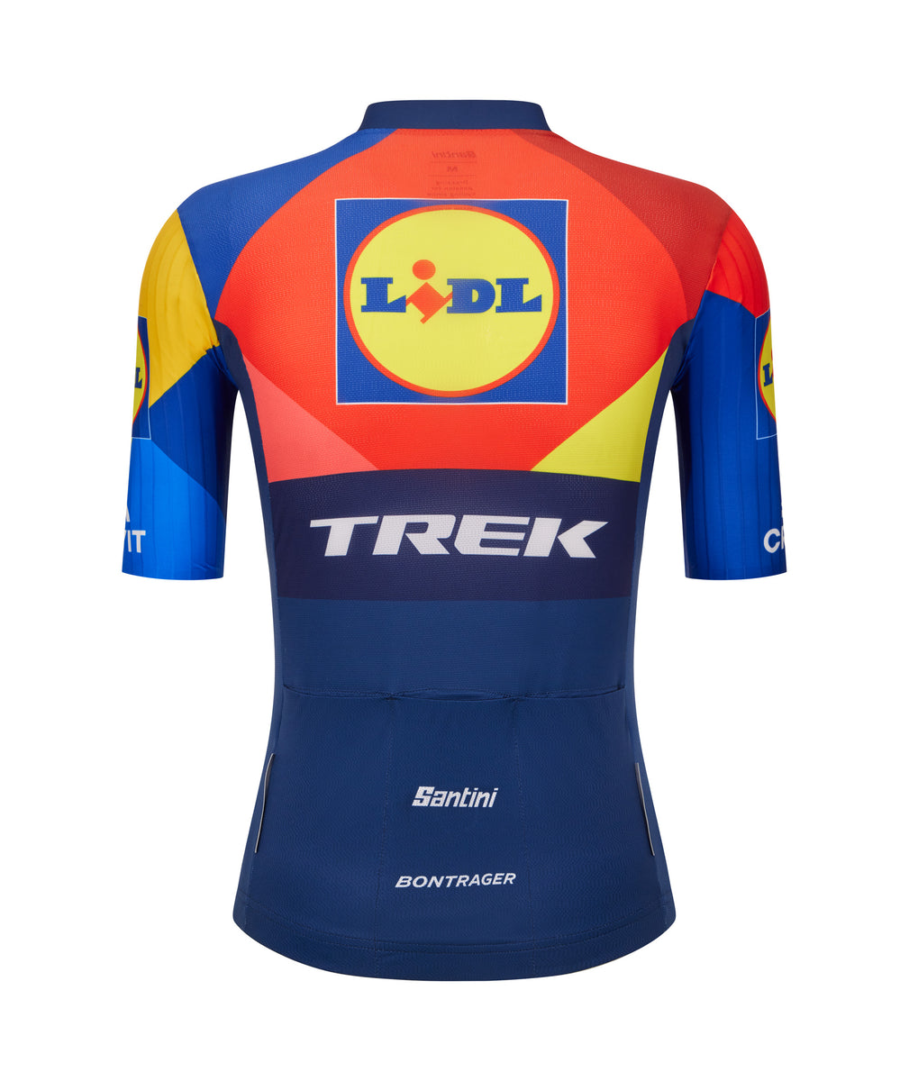 Official 2025 Lidl-Trek Fan line Short Sleeve Mens Cycling Jersey