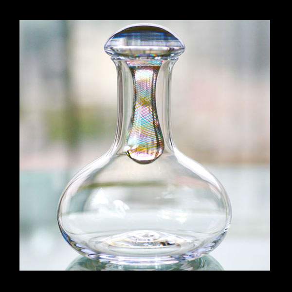 純銀 三越 デキャンタ ガラス