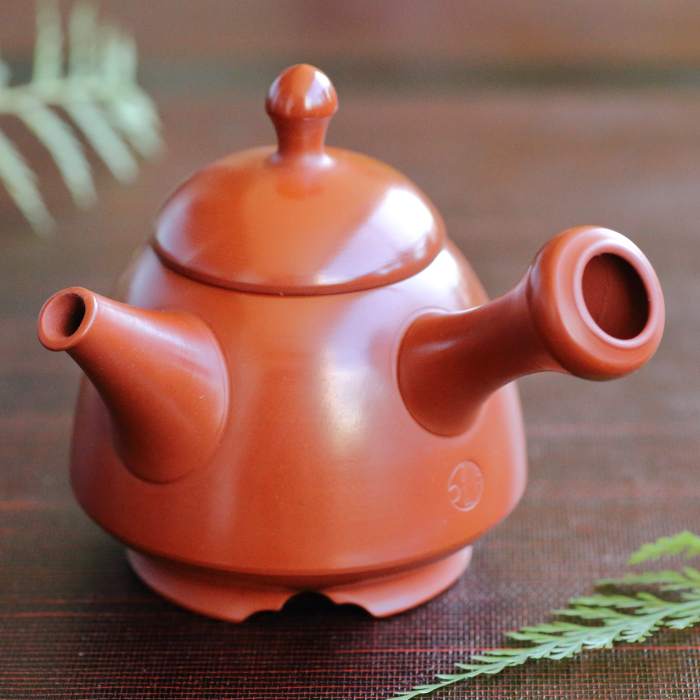 吉川雪堂 高級煎茶急須 常滑焼朱泥茶器 満容量140ml 作家もの煎茶玉露茶器