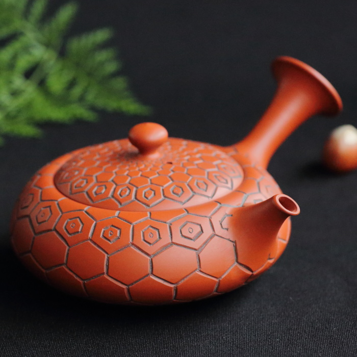 希少】小西洋平 常滑焼 横手急須 共箱 共布 常滑市無形文化財小西洋平