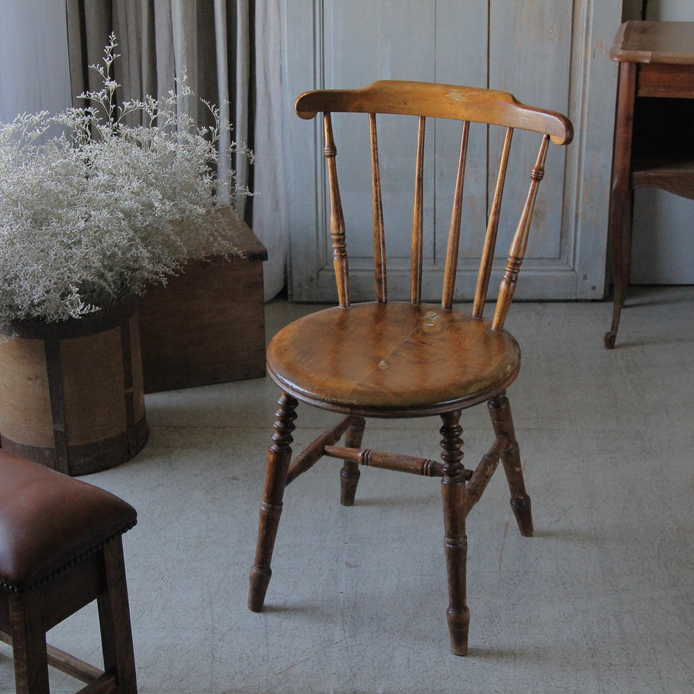 1890年代ヴィクトリアンダイニングチェア （丸座面） イギリス