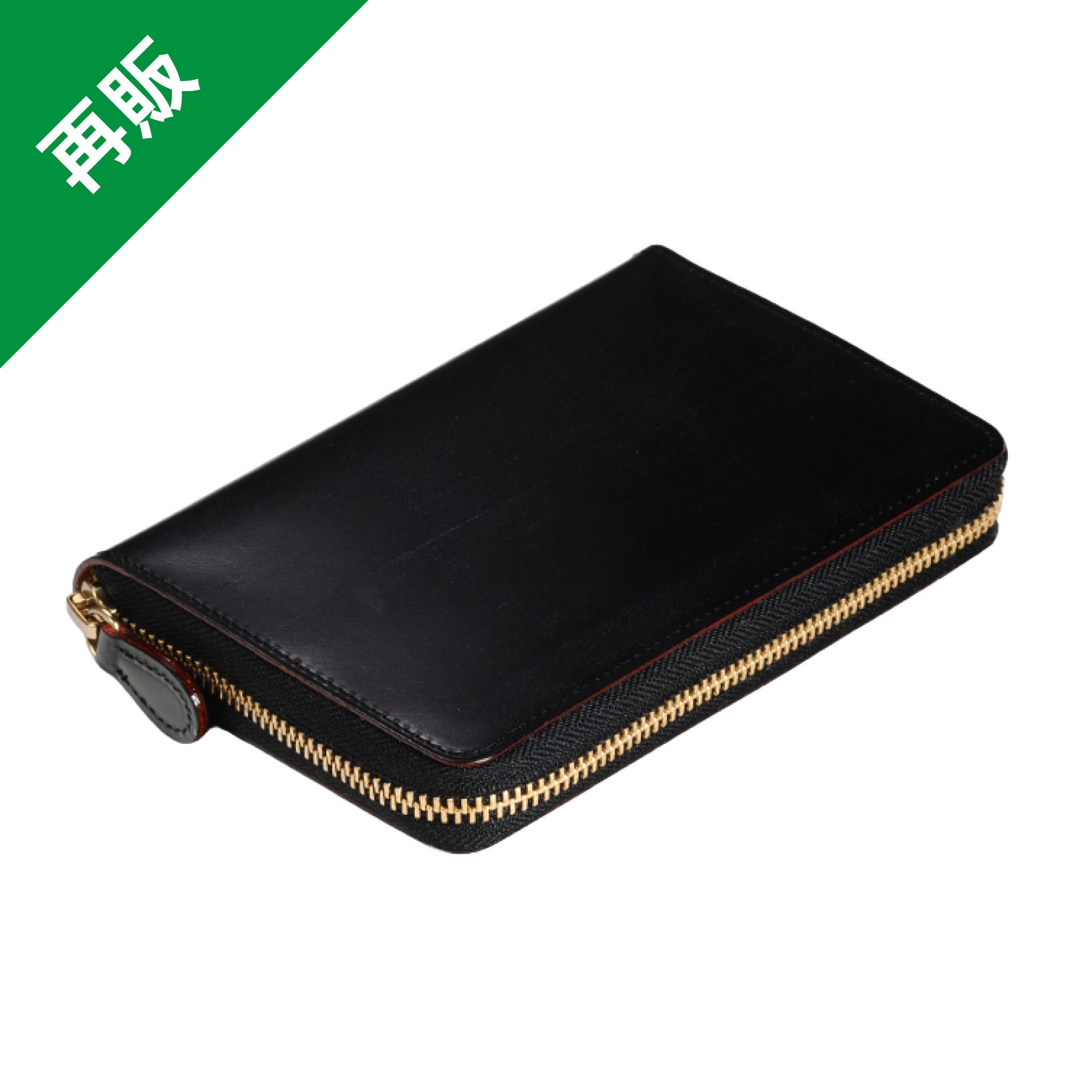 GANZO シンブライドル 4本挿しペンケース ブラック ブライドルレザー